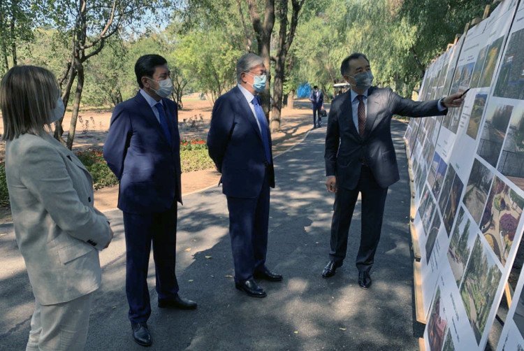 Аким Алматы представил Президенту программу «Новый Алматы»